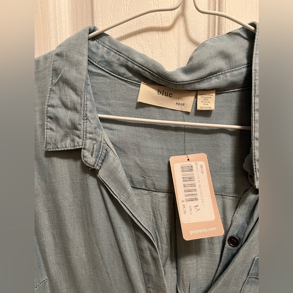 NWT Plenty Sleeveless Denim Mini Dress - Picture 3 of 4
